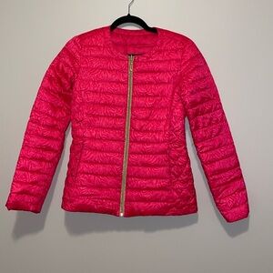 Lilly Pulitzer Reversible Puffer Coat Size Small